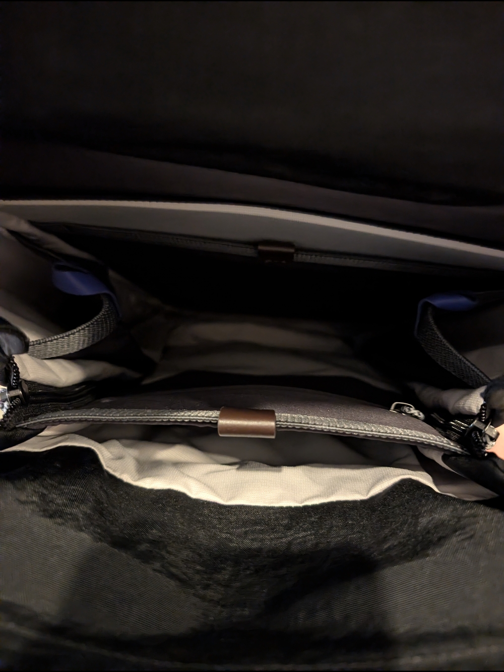 Men's Black/Brown Bellroy Backpack with Padded Mesh Back - Unbranded - Picture 7 of 13